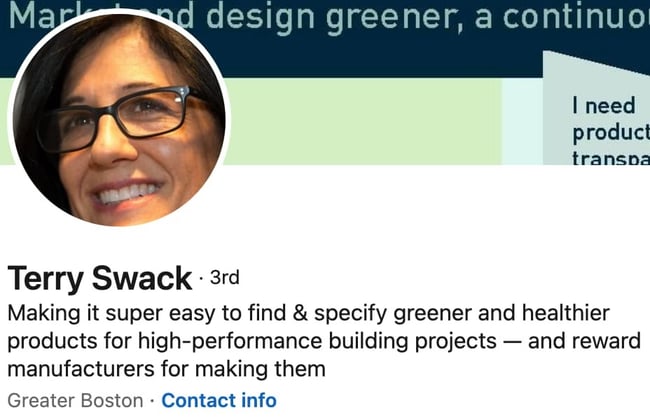 linkedin headline example: Terry Swack